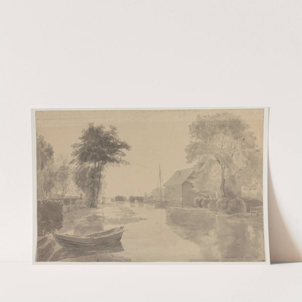 Mørumsåen ved Elleholm, Blekinge (1854) by Godtfred Rump