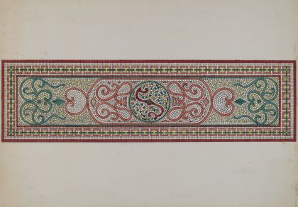 Mosaic Pattern in Doorstep