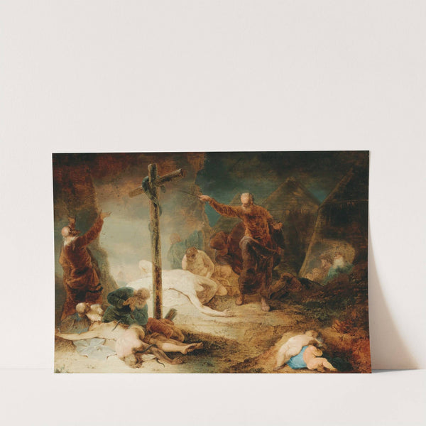 Moses and the Brazen Serpent by Januarius Zick