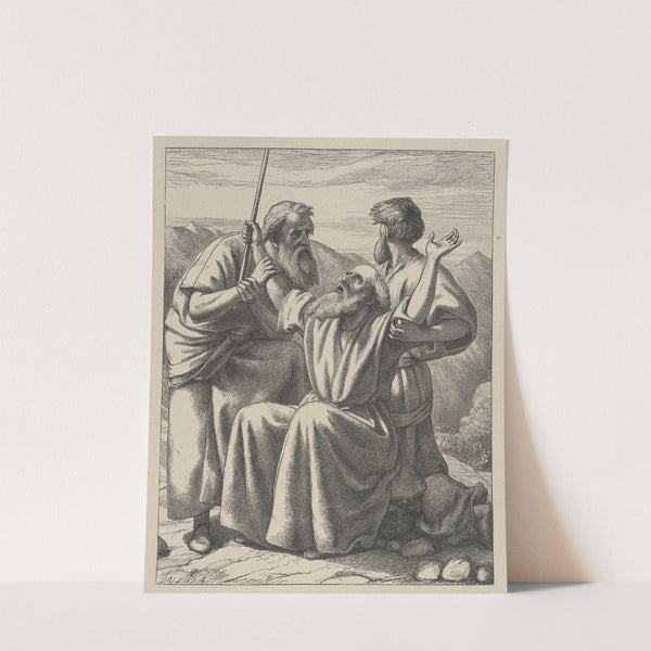 Moses’ Hands Held Up (1865–81) by Frederick Richard Pickersgill