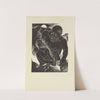 Moses hearing God’s Law. He marking on the rock all God say (1946) by Letterio Calapai