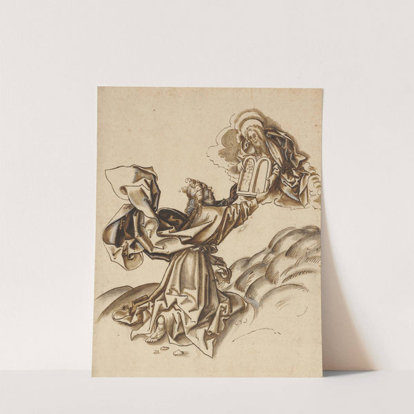 Moses Receives the Tablets of the Law by Workshop of Hans Holbein the elder