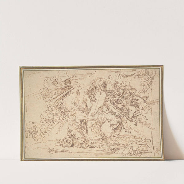 Moses Receiving the Tablets of the Law by Raymond Lafage