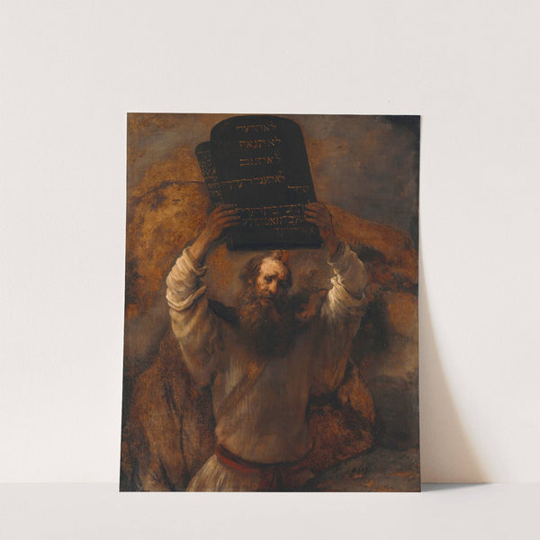 Moses Smashing the Tablets of the Law by Rembrandt van Rijn