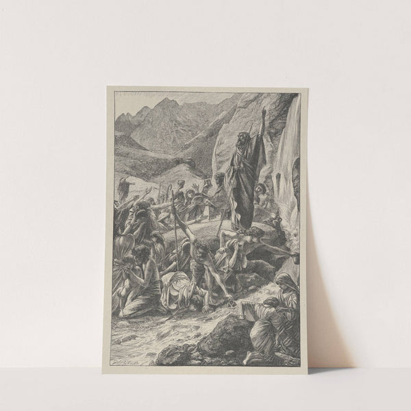 Moses Strikes the Rock (1865–81) by Edward John Poynter