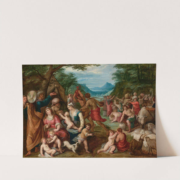 Moses striking the Rock by Hendrik van Balen