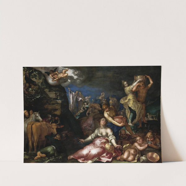 Moses Striking the Rock by Abraham Bloemaert