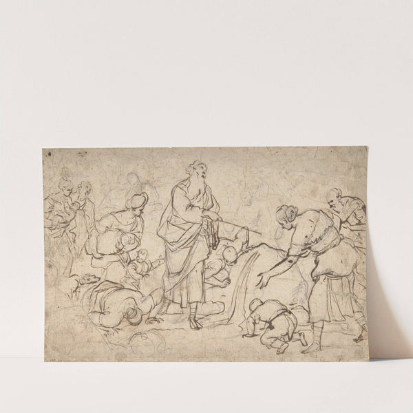 Moses Striking the Rock by Luca Giordano