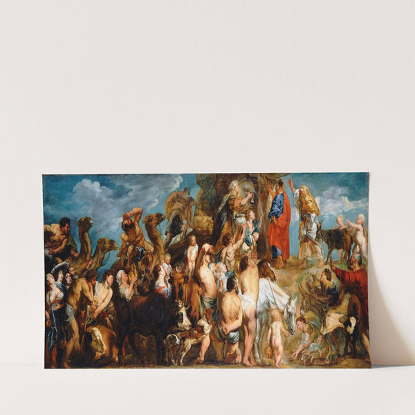 Moses Striking Water from the Rock (1645–1650) by Jacob Jordaens