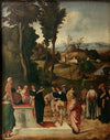 Moses undergoing Trial by Fire