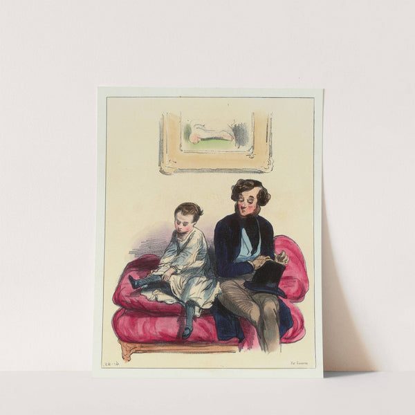 Mosieu Belassis, moi j’ai pas des jambes en manches de veste (1838-1840) by Paul Gavarni