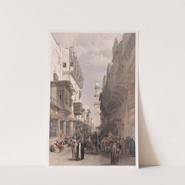 Mosque El Mooristan, Cairo. (1846-1849) by David Roberts