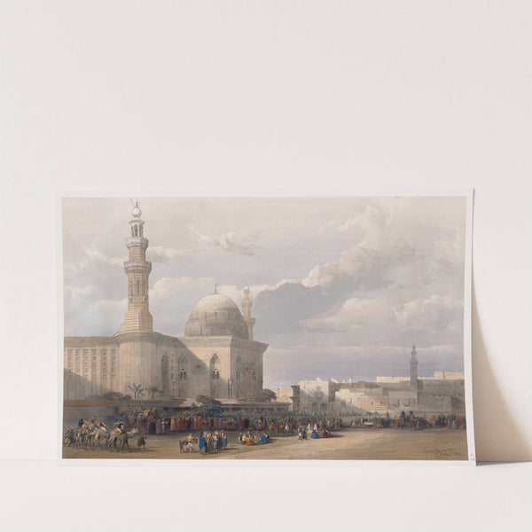 Mosque of Sultan Hassan, from the Great Square of the Rumeyleh. (1846-1849) by David Roberts