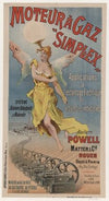 Moteur à gaz Simplex. Applications a l’éclairage électrique et à toutes les industries (1891)