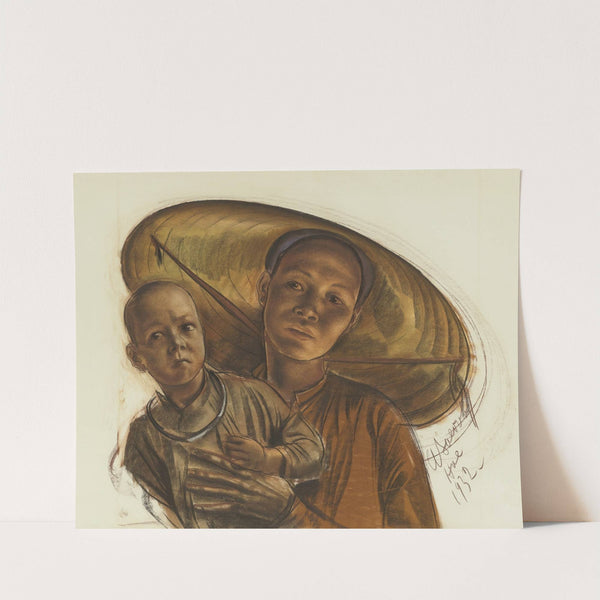 Mother And Child (1932) by Alexandre Jacovleff