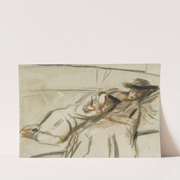 Mother and child by Paul César Helleu