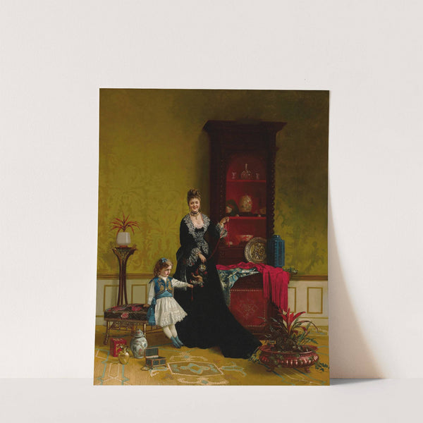 Mother and Child (1874) by Edwin Howland Blashfield