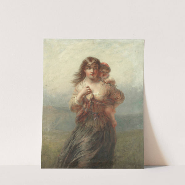 Mother and child by James John Hill