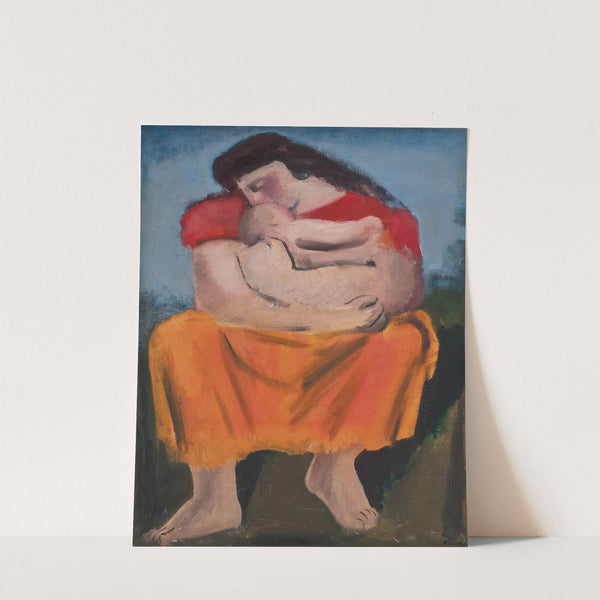 Mother and child by Bernard Meninsky