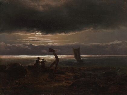 Mother and Child by the Sea