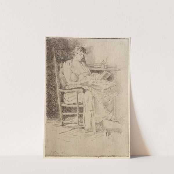 Mother and Child no. 2 (ca. 1887-1893) by Julian Alden Weir