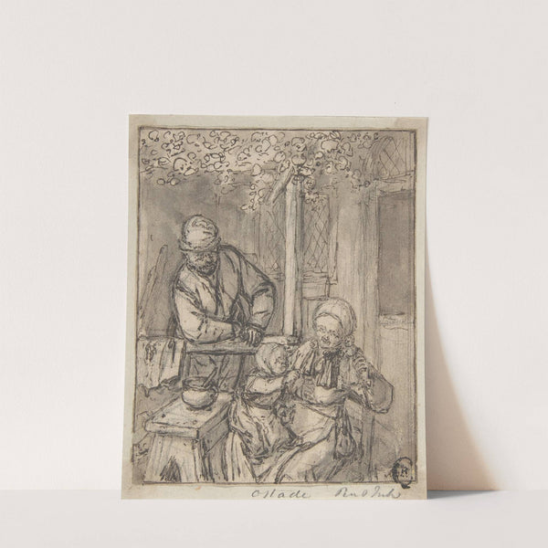 Mother and Child with a Doll (1610–85) by Adriaen van Ostade