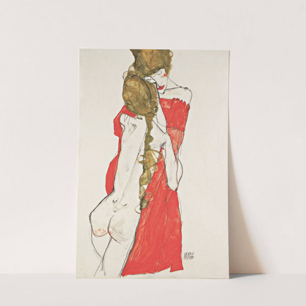 Mother and Daughter (1913) by Egon Schiele