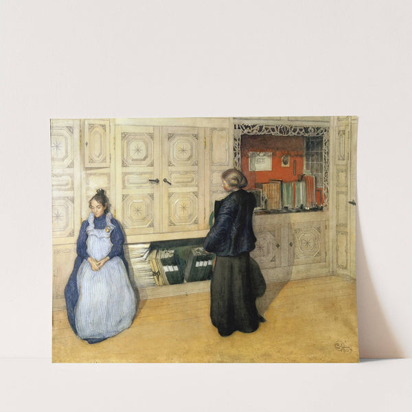 Mother and Daughter (1903) by Carl Larsson