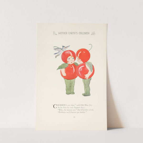 Mother Earth’s children; the frolics of the fruits and vegetables Pl.14 (1914) by Marion T. Ross