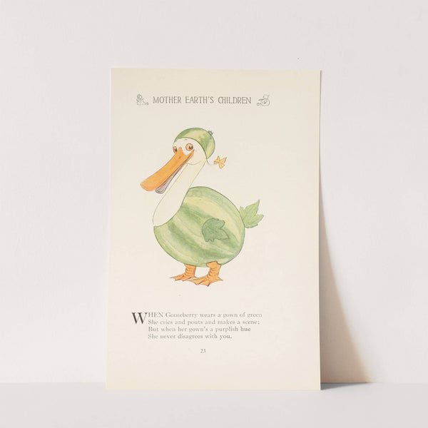 Mother Earth’s children; the frolics of the fruits and vegetables Pl.15 (1914) by Marion T. Ross