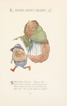 Mother Earth’s children; the frolics of the fruits and vegetables Pl.17
