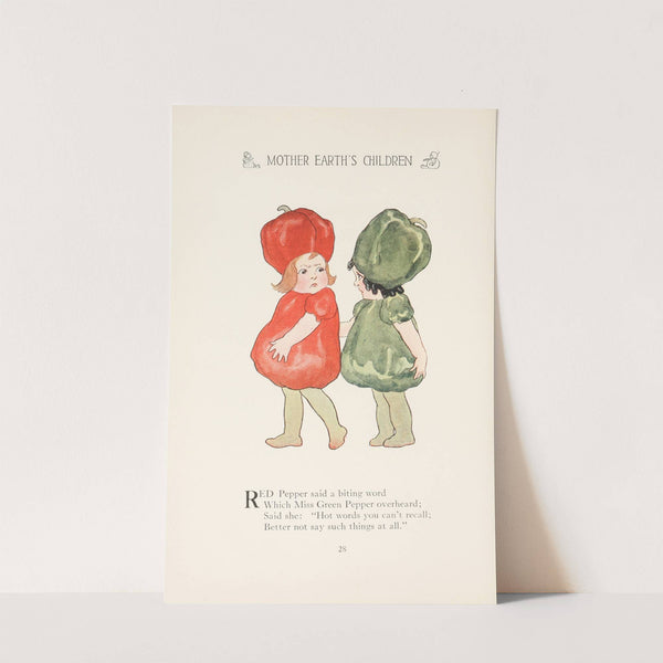 Mother Earth’s children; the frolics of the fruits and vegetables Pl.20 (1914) by Marion T. Ross