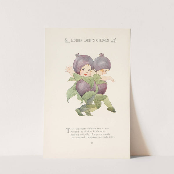 Mother Earth’s children; the frolics of the fruits and vegetables Pl.24 (1914) by Marion T. Ross