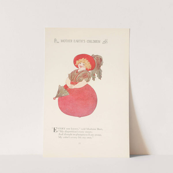 Mother Earth’s children; the frolics of the fruits and vegetables Pl.25 (1914) by Marion T. Ross