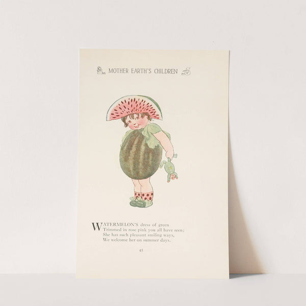 Mother Earth’s children; the frolics of the fruits and vegetables Pl.37 (1914) by Marion T. Ross