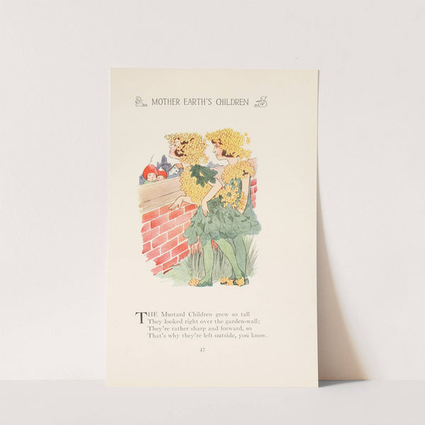 Mother Earth’s children; the frolics of the fruits and vegetables Pl.39 (1914) by Marion T. Ross