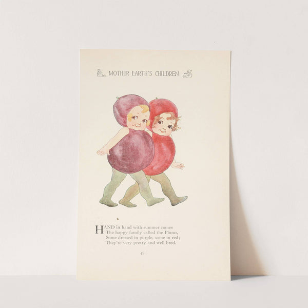 Mother Earth’s children; the frolics of the fruits and vegetables Pl.41 (1914) by Marion T. Ross