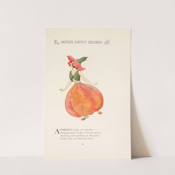 Mother Earth’s children; the frolics of the fruits and vegetables Pl.51 (1914) by Marion T. Ross