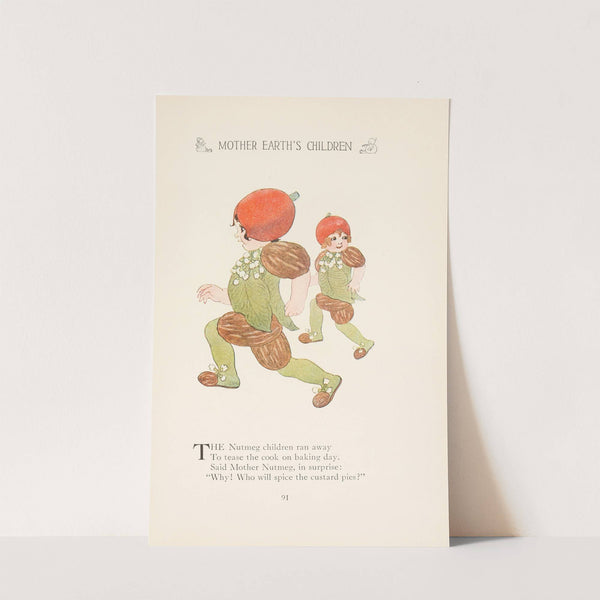 Mother Earth’s children; the frolics of the fruits and vegetables Pl.83 (1914) by Marion T. Ross