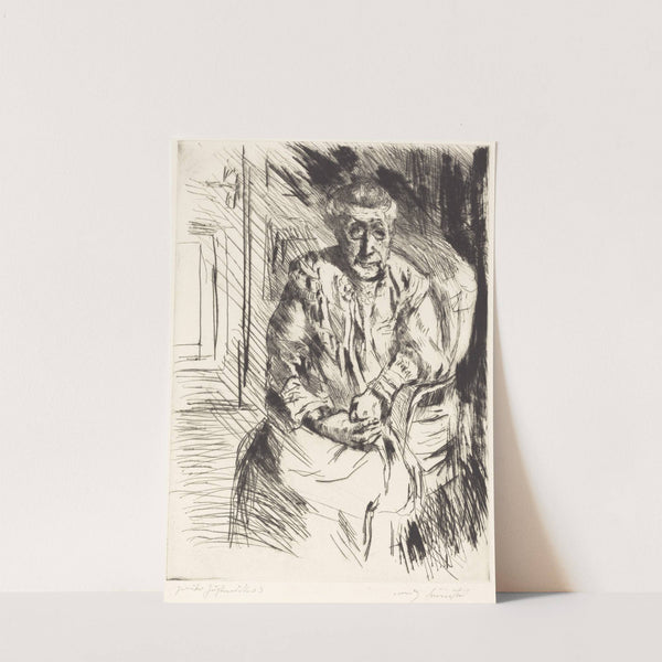 Mother-in-Law (Bei den Corinthern) (1919) by Lovis Corinth