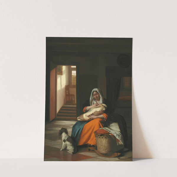 Mother Nursing Her Child by Pieter De Hooch