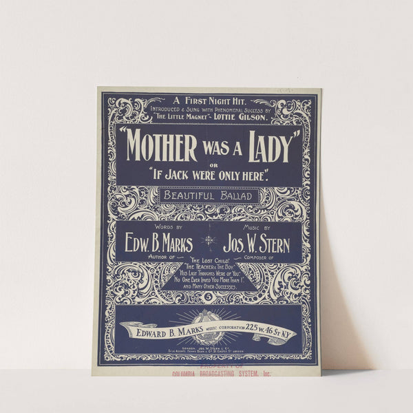 Mother was a lady, or, If Jack were only here by Anonymous
