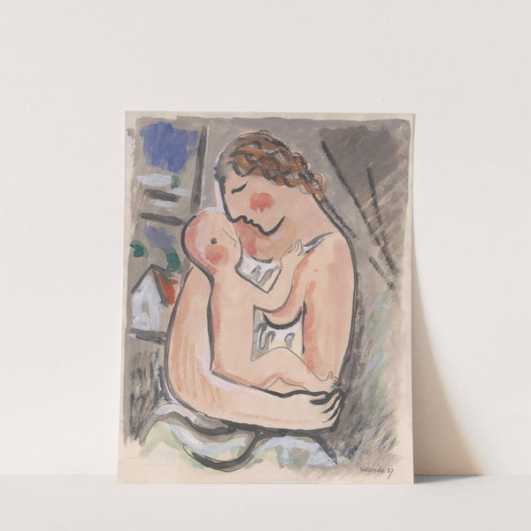 Mother with a Child by Mikuláš Galanda