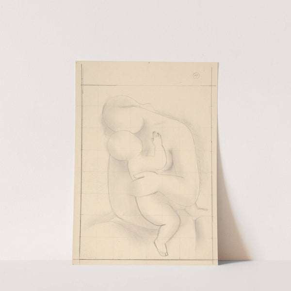 Mother with baby by Mikuláš Galanda