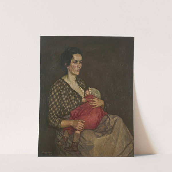 Mother with Child by Wilhelm Haller