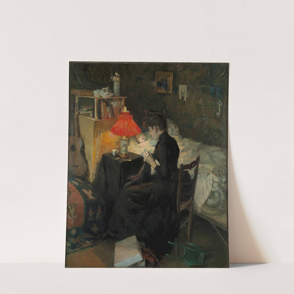 Mother with sick child (1888) by Akseli Gallen-Kallela