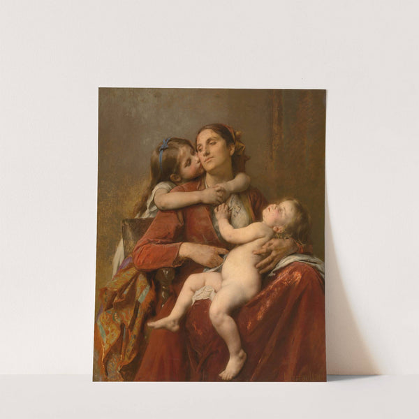 Mother’s Happiness (1890) by Léon-Jean-Basile Perrault