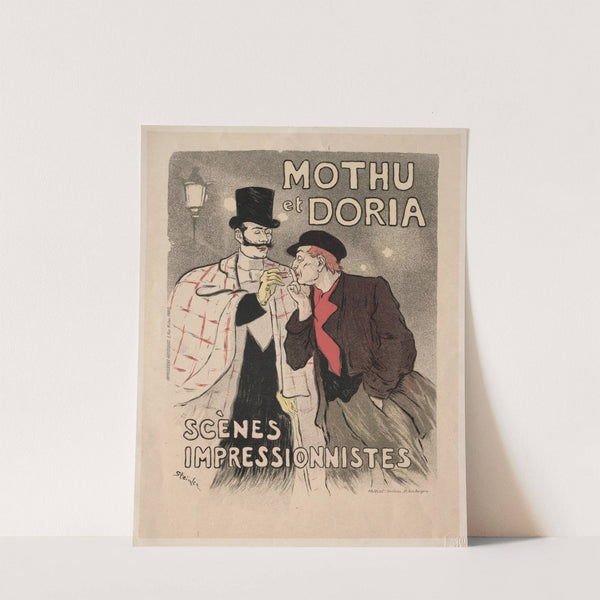 Mothu et Doria – Scènes impressionistes (1893) by Théophile Alexandre Steinlen