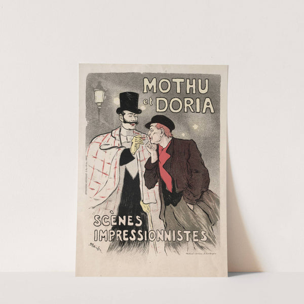 Mothu Et Doria - Scènes Impressionistes by Théophile Alexandre Steinlen