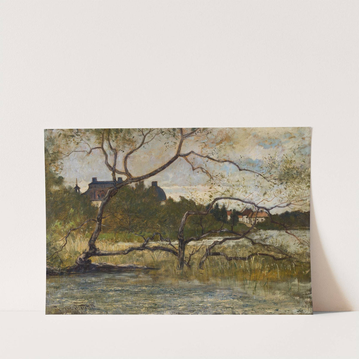 Motif from Drottningholm by Reinhold Norstedt